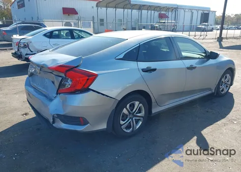 2017 Honda Civic Lx из США, поврежденный, VIN 19XFC2F54HE062777